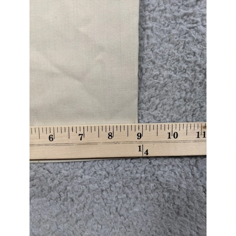 Stafford Wool Blend Dress Pants Mens 36x30 Beige High Rise Preppy Academia